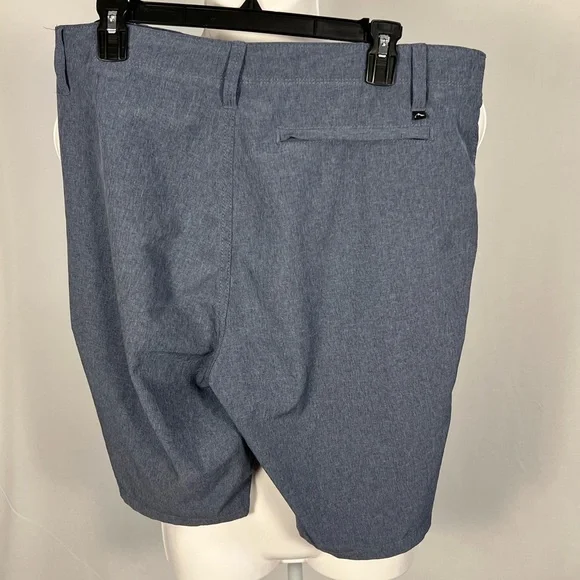 Denali Heather Navy Blue Stretch Hybrid Shorts Mens 34 D427617S - Picture 5 of 11